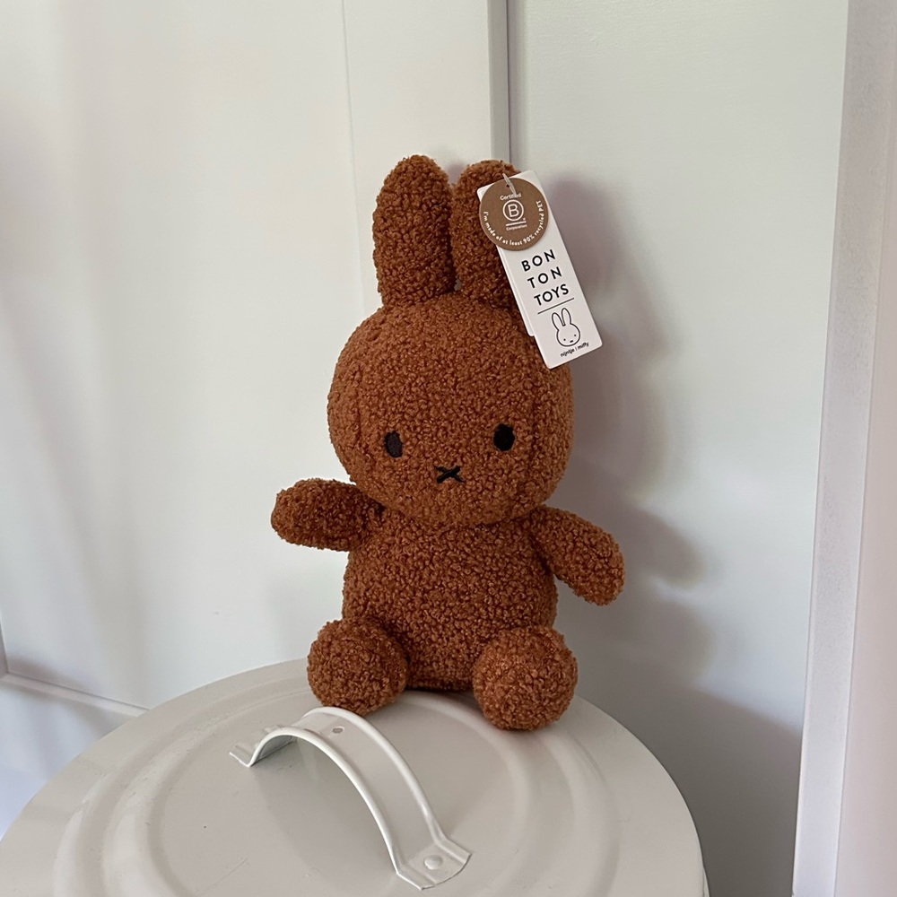 Miffy Plush brown teddy Bon Ton Toys